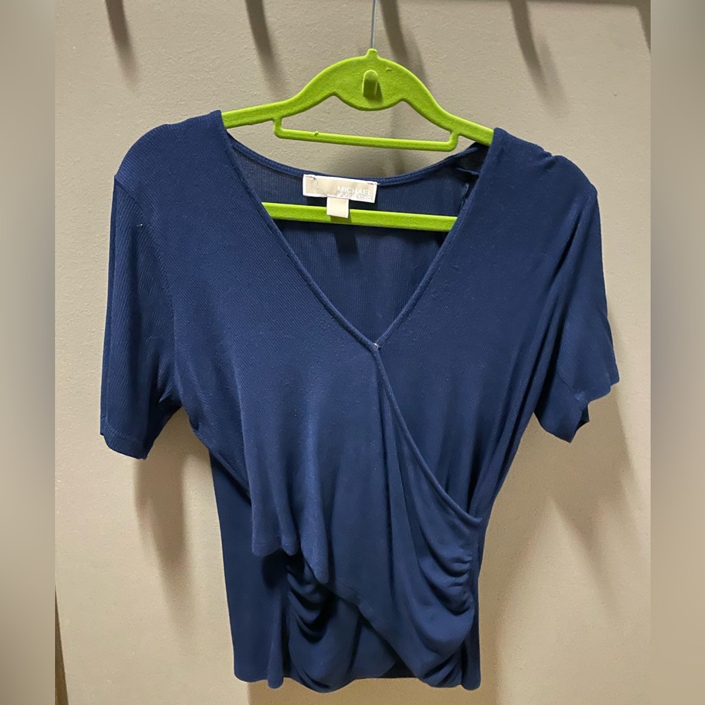 Michael Kors blue top
